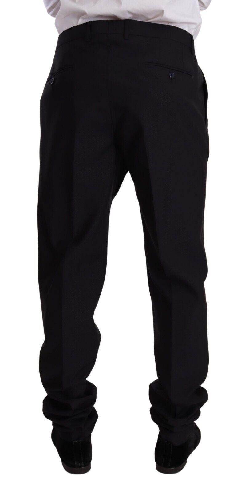 Blue GOLD Wool Single Breasted 2 Piece Suit-Dolce & Gabbana-LabelTerrace.com