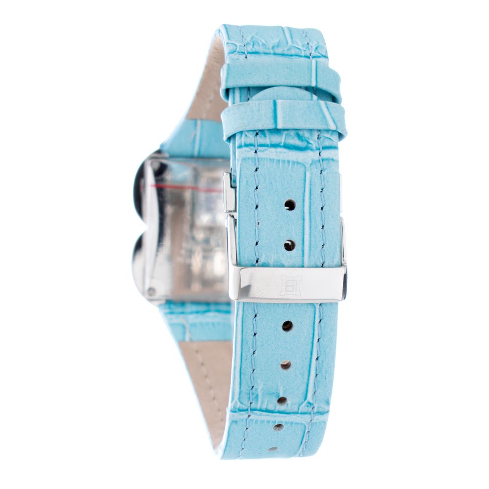 Blue Leather Dress Watch