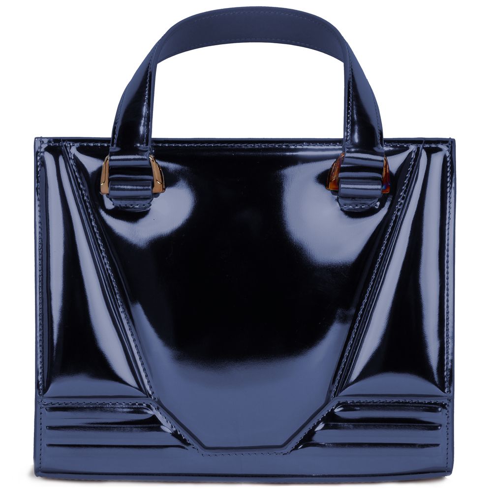 Blue Leather Handbag-Ferrari-LabelTerrace.com