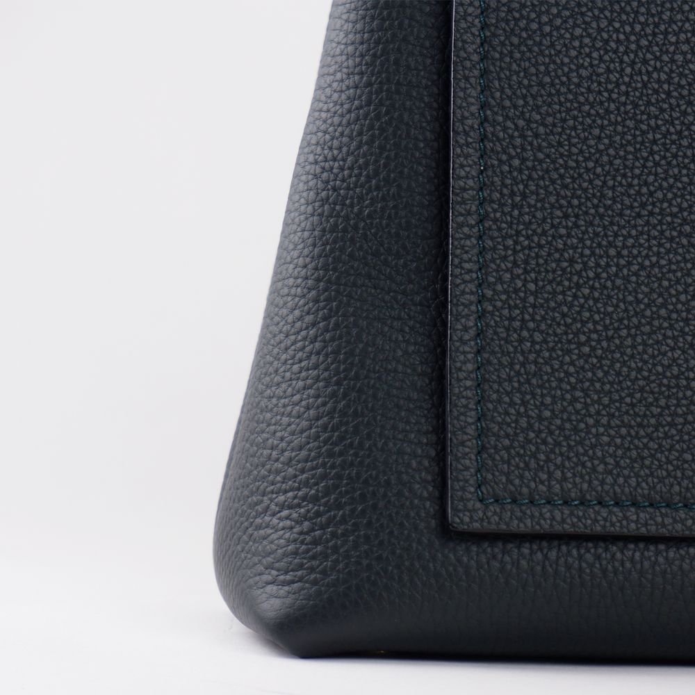 Blue Leather Handbag-Giada-LabelTerrace.com