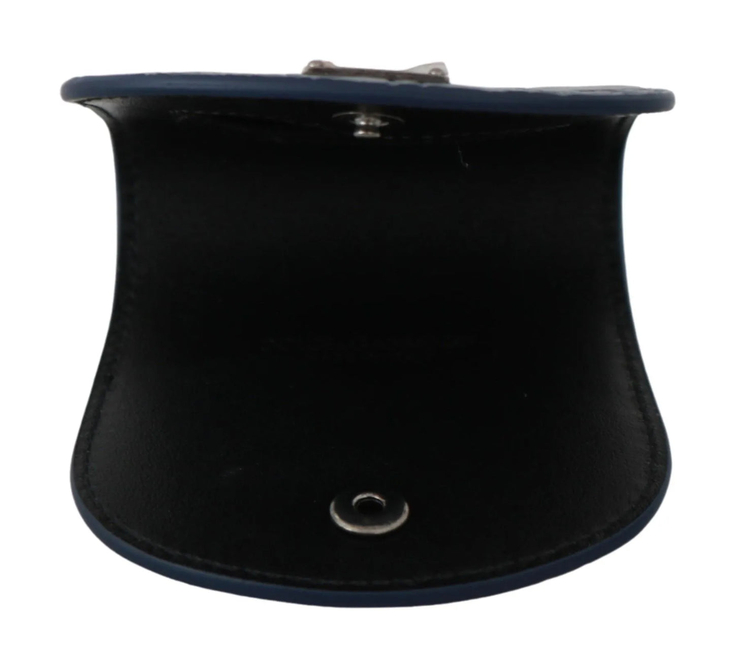 Blue Leather Holder Pocket Condom Case-Dolce & Gabbana-LabelTerrace.com