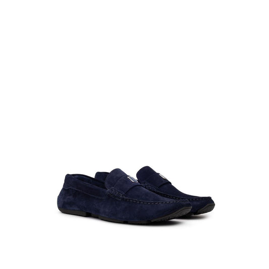 Blue Leather Moccassin-Bally-LabelTerrace.com