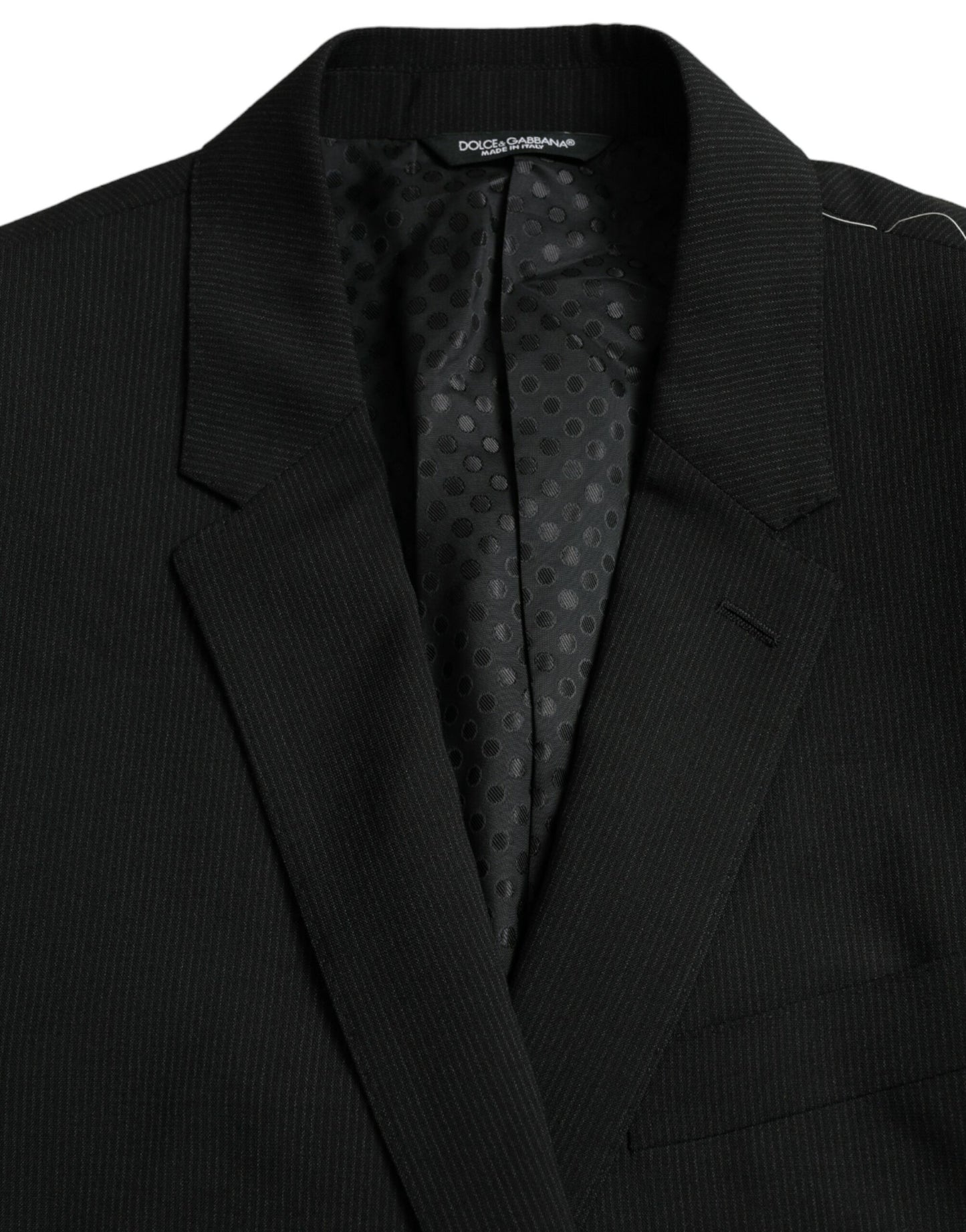 Blue MARTINI Shawl Single Breasted Blazer-Dolce & Gabbana-LabelTerrace.com