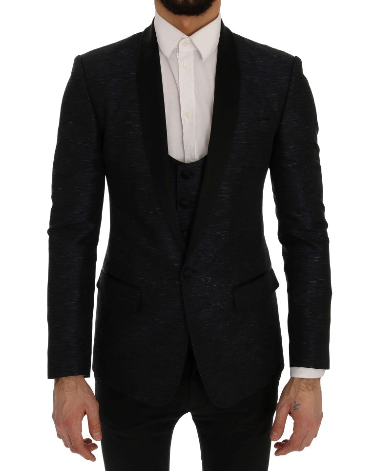 Blue MARTINI Slim 2 Piece Blazer-Dolce & Gabbana-LabelTerrace.com