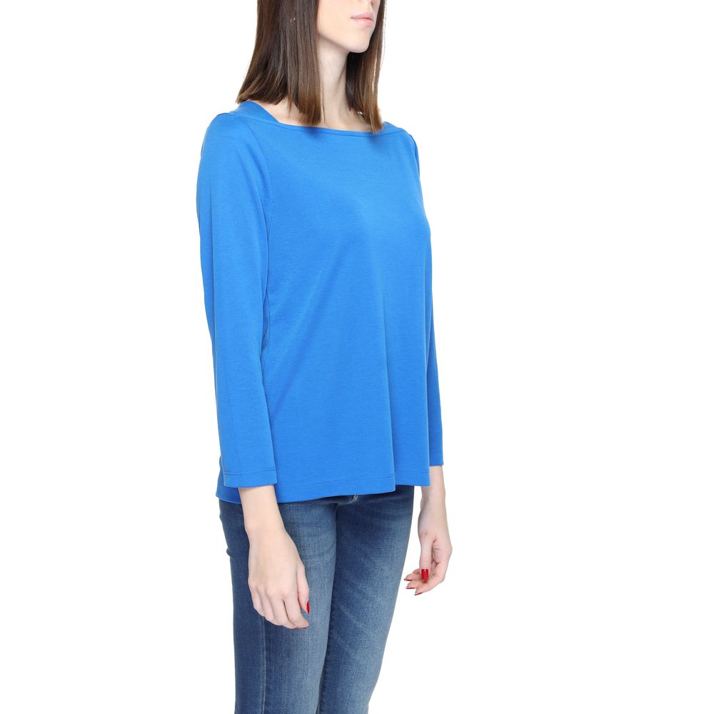 Blue Modal Long Sleeve T-Shirt-Street One-LabelTerrace.com