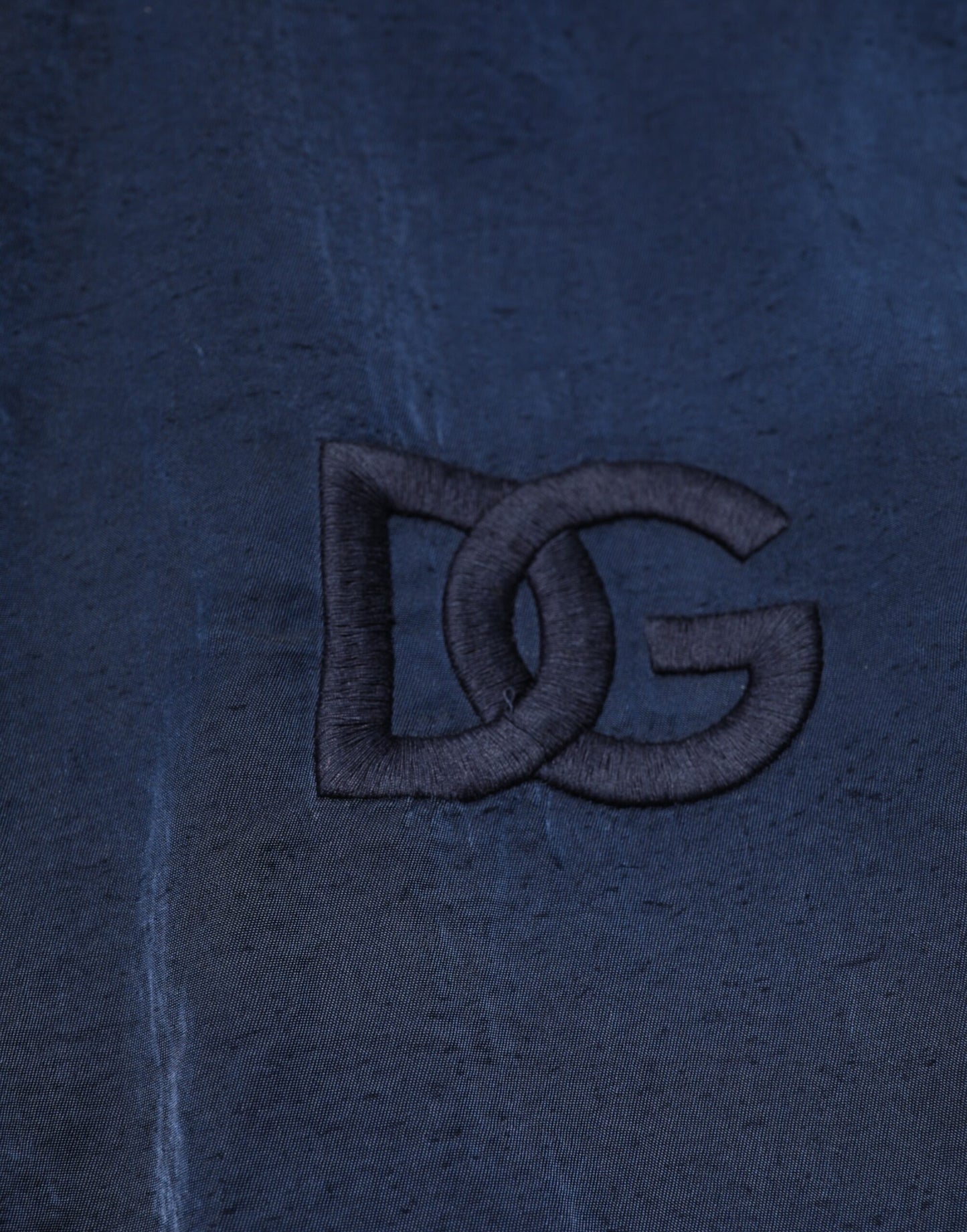 Blue Nylon DG Embroidery Men Bomber Jacket-Dolce & Gabbana-LabelTerrace.com