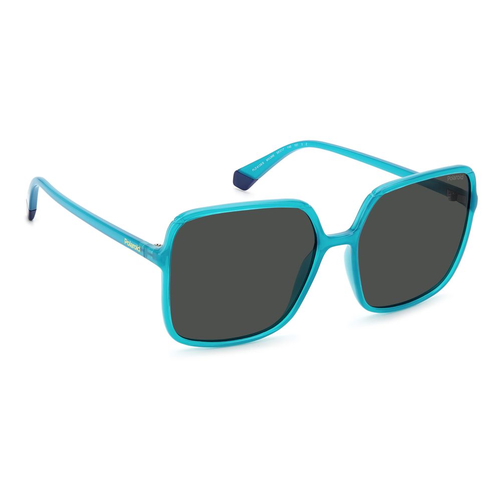 Blue Plastic Sunglasses-Polaroid-LabelTerrace.com