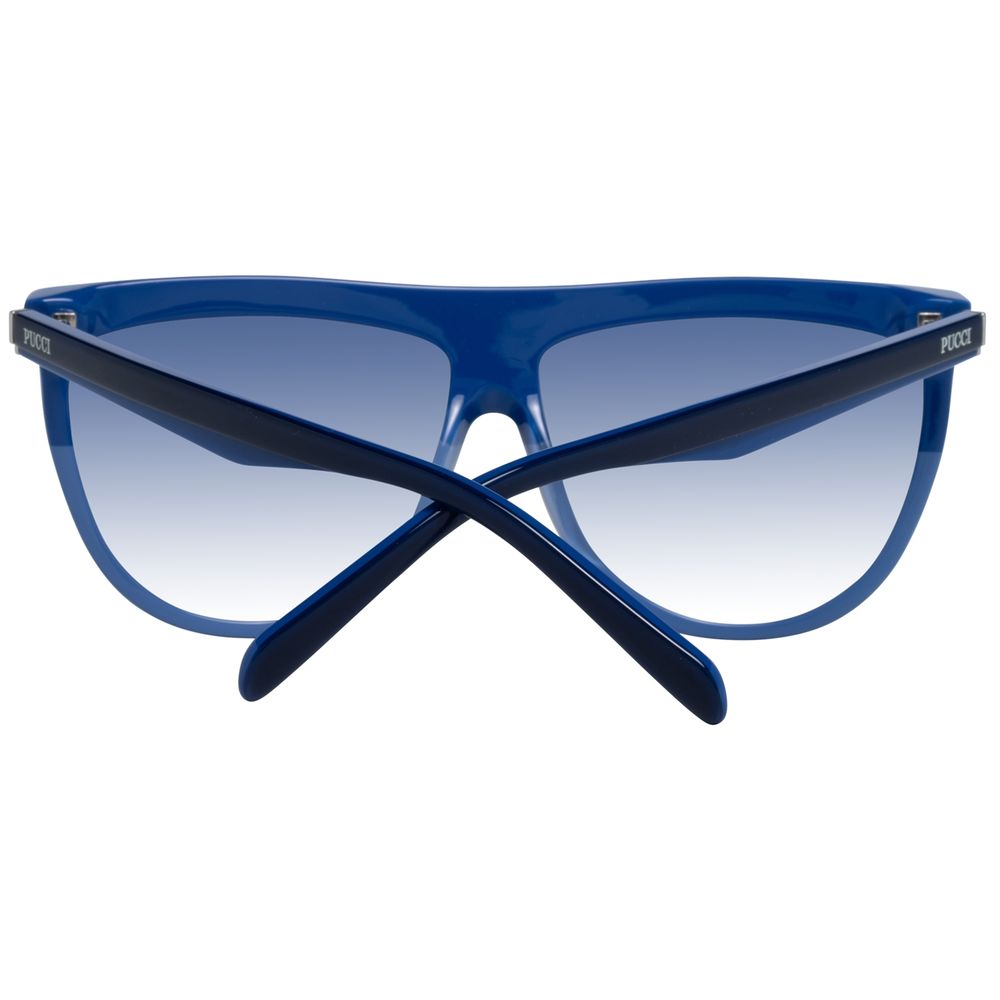 Blue Plastic Sunglasses-Emilio Pucci-LabelTerrace.com