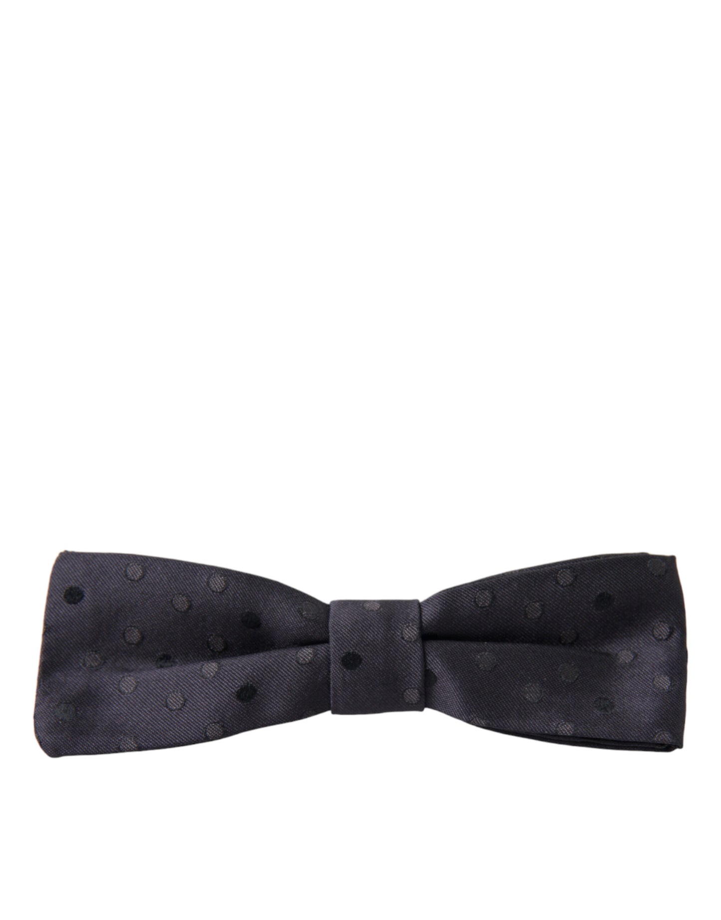 Blue Polka Dot Silk Adjustable Neck Men Papillon Bow Tie-Dolce & Gabbana-LabelTerrace.com
