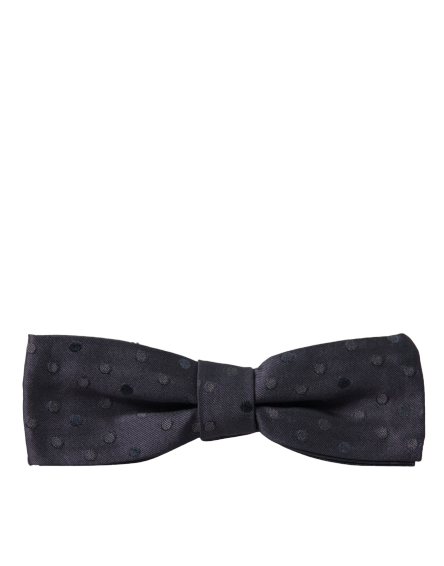 Blue Polka Dot Silk Adjustable Neck Men Papillon Bow Tie-Dolce & Gabbana-LabelTerrace.com
