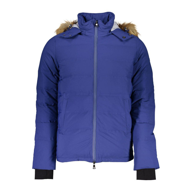 Blue Polyamide Men Jacket-Marciano by Guess-LabelTerrace.com