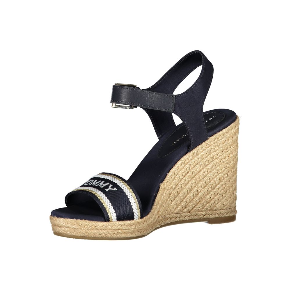 Blue Polyester Sandal-Tommy Hilfiger-LabelTerrace.com