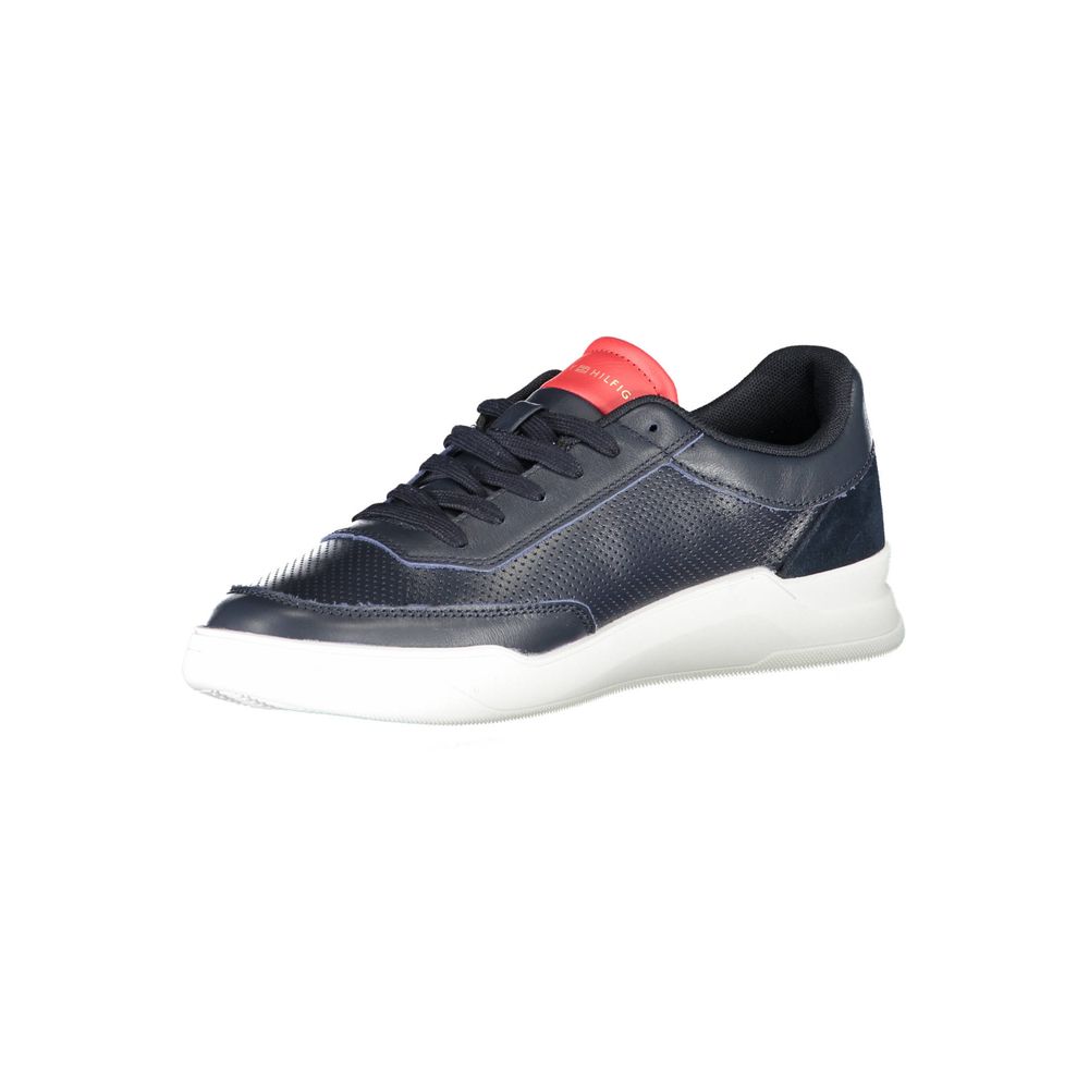 Blue Polyester Sneaker-Tommy Hilfiger-LabelTerrace.com
