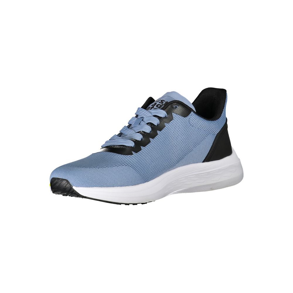 Blue Polyester Sneaker