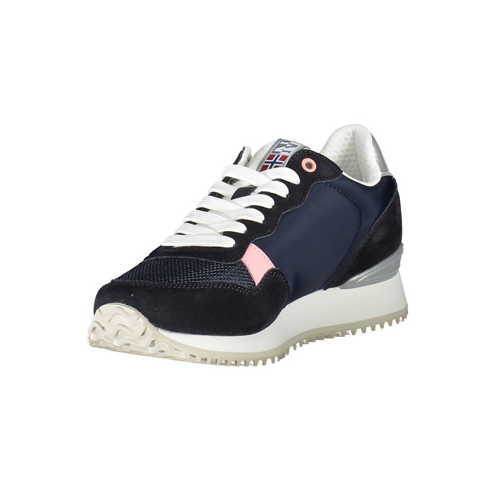 Blue Polyester Sneaker-Napapijri-LabelTerrace.com