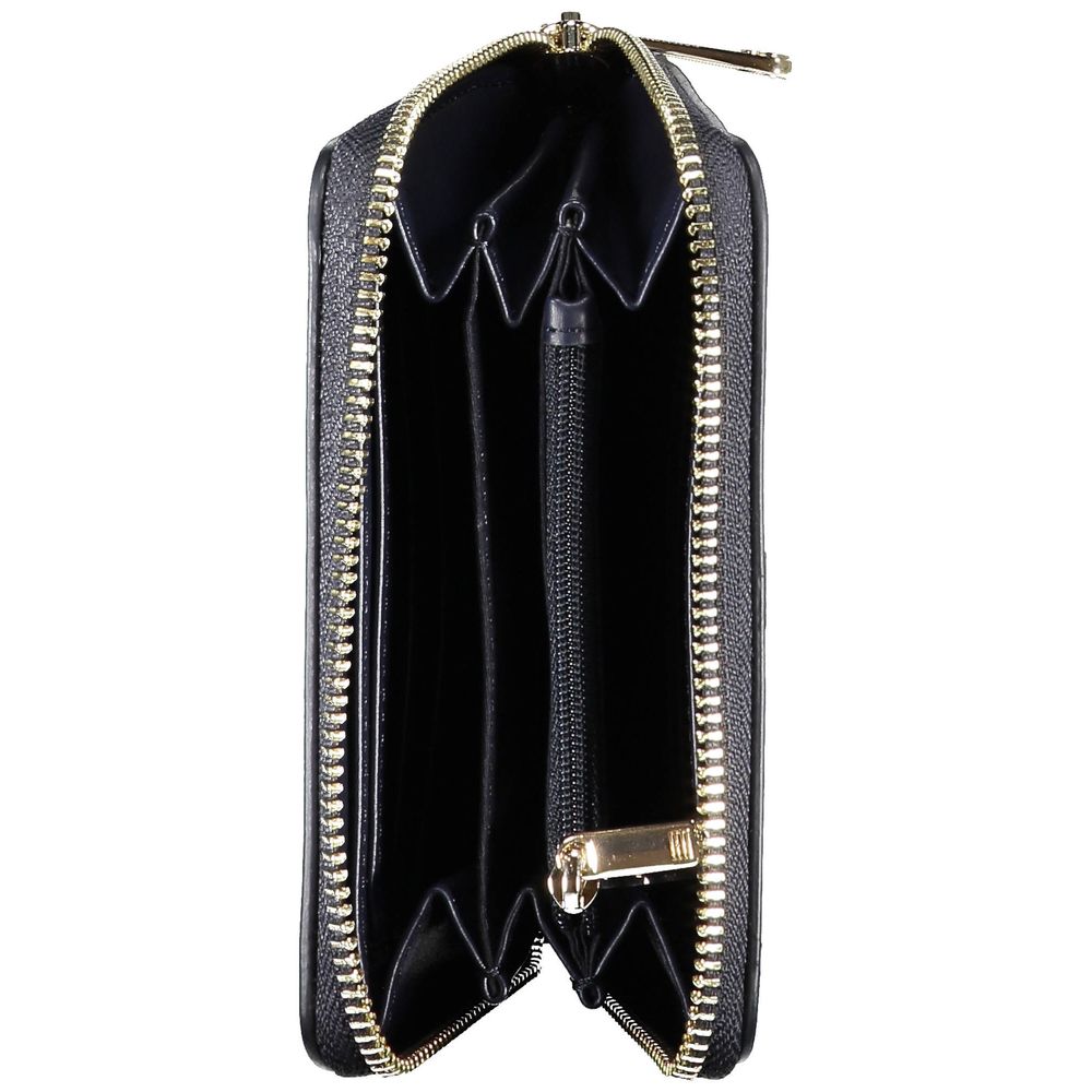 Blue Polyethylene Women Wallet-Tommy Hilfiger-LabelTerrace.com