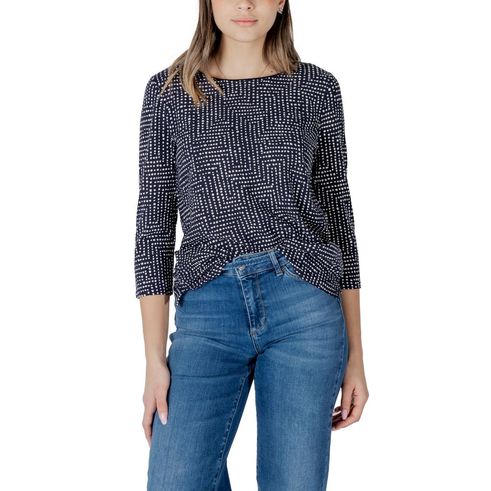 Blue Viscose Long Sleeve
