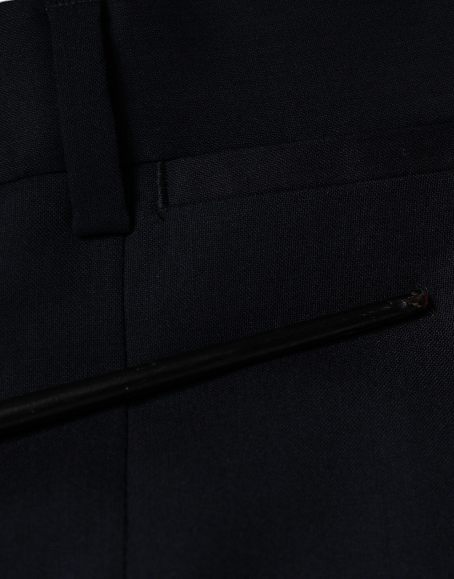 Blue Wool Skinny Formal Dress Pants-Dolce & Gabbana-LabelTerrace.com