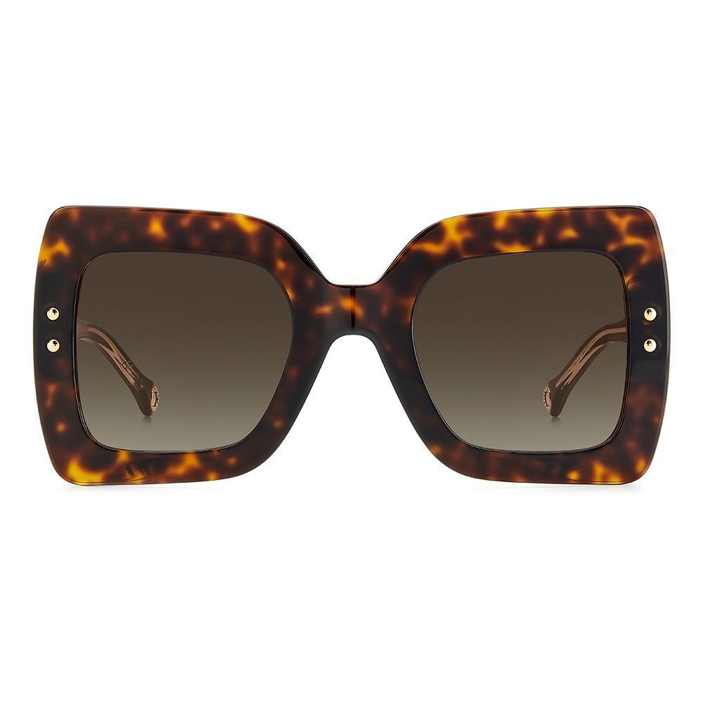 Brown Acetate Sunglasses-Carolina Herrera-LabelTerrace.com
