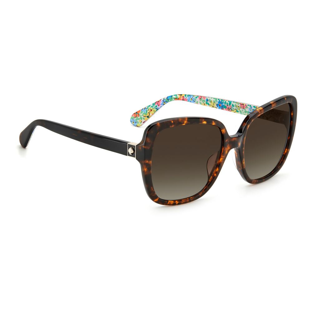 Brown Acetate Sunglasses-Kate Spade-LabelTerrace.com