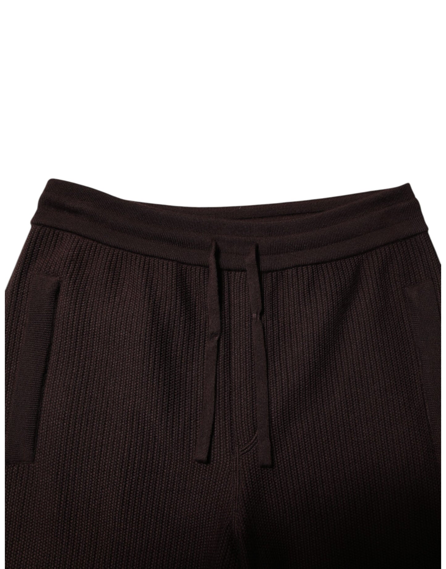 Brown Cashmere Men Jogger Sweatpants Pants-Dolce & Gabbana-LabelTerrace.com