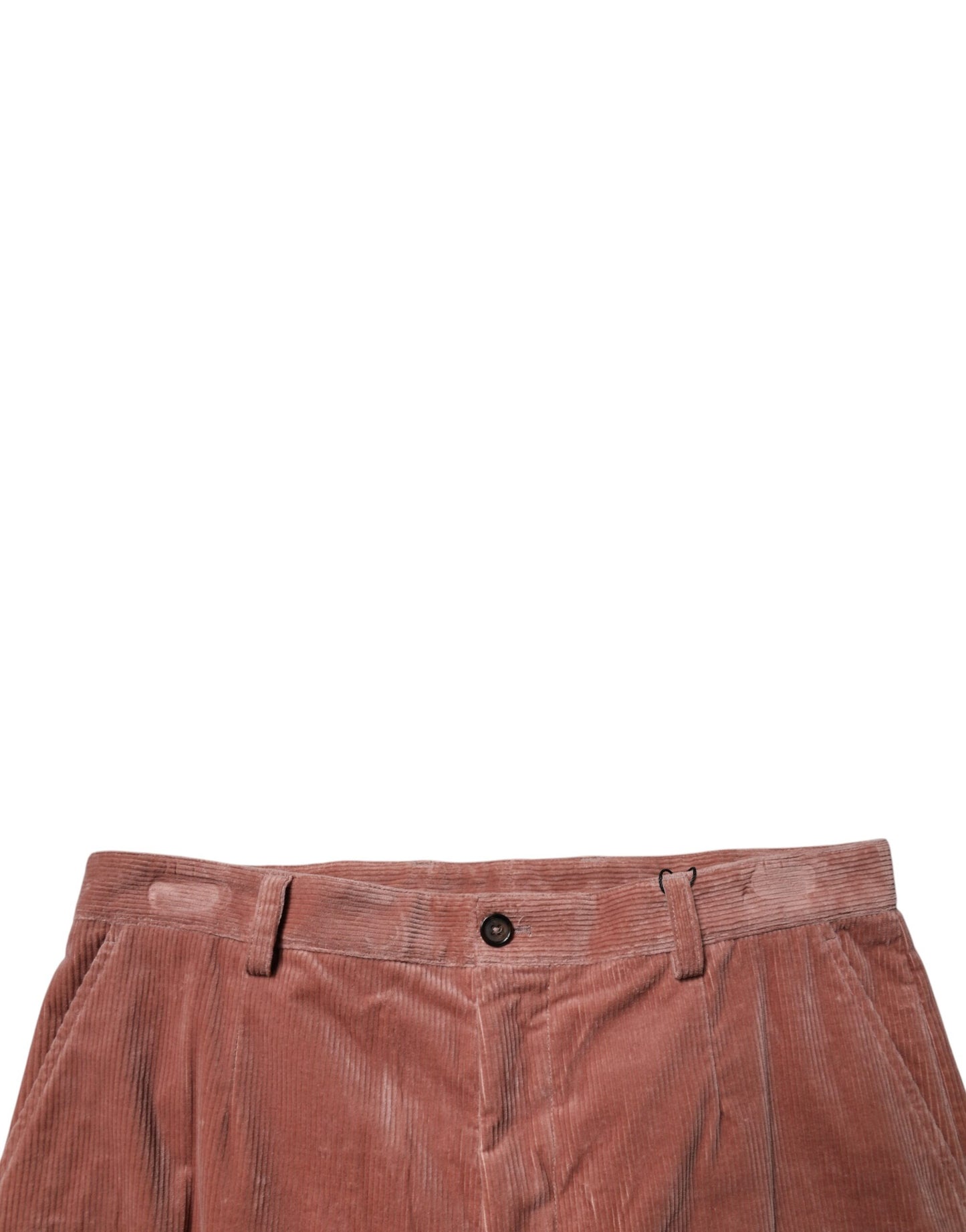 Brown Corduroy Cotton Cargo Men Denim Jeans-Dolce & Gabbana-LabelTerrace.com