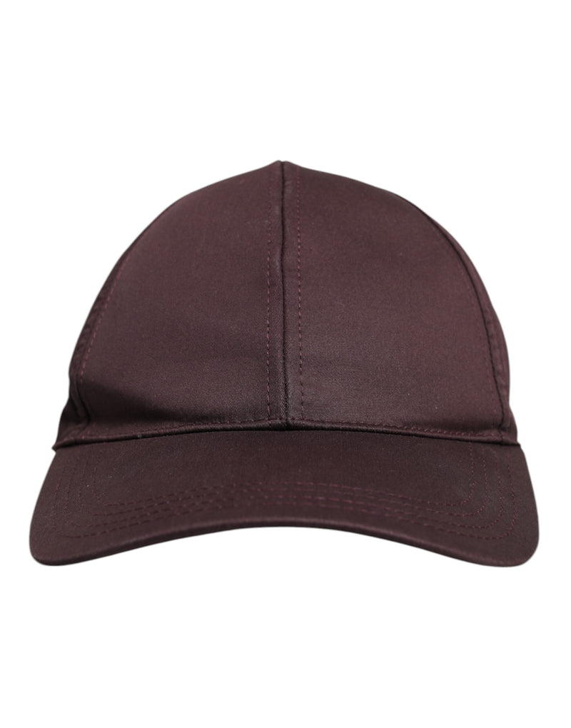 Brown Cotton DG Crown 6 Panels Baseball Cap-Dolce & Gabbana-LabelTerrace.com