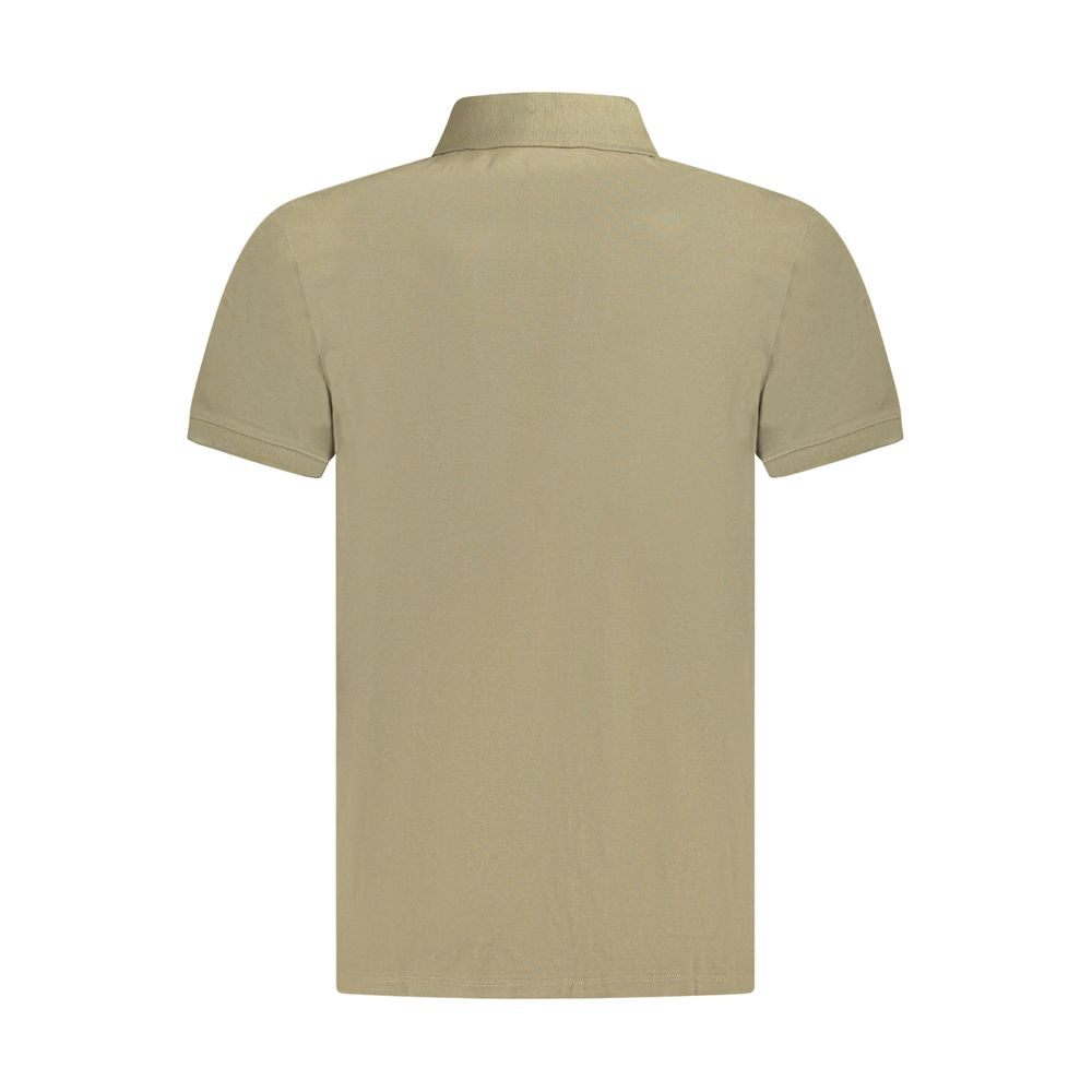 Brown Cotton Men Polo Shirt-Timberland-LabelTerrace.com