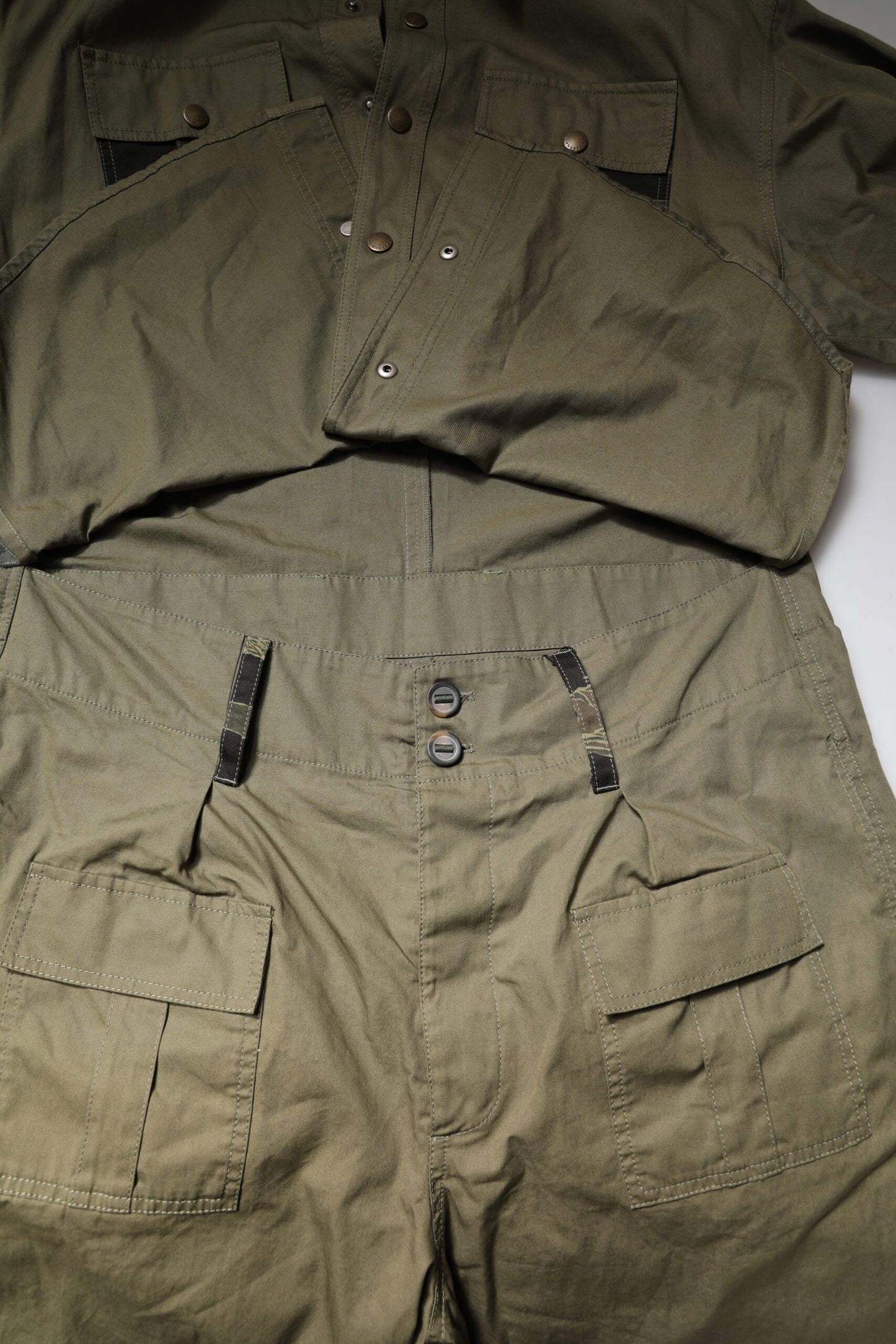 Brown Cotton Stretch Shirt Pants Casual Set-Dolce & Gabbana-LabelTerrace.com