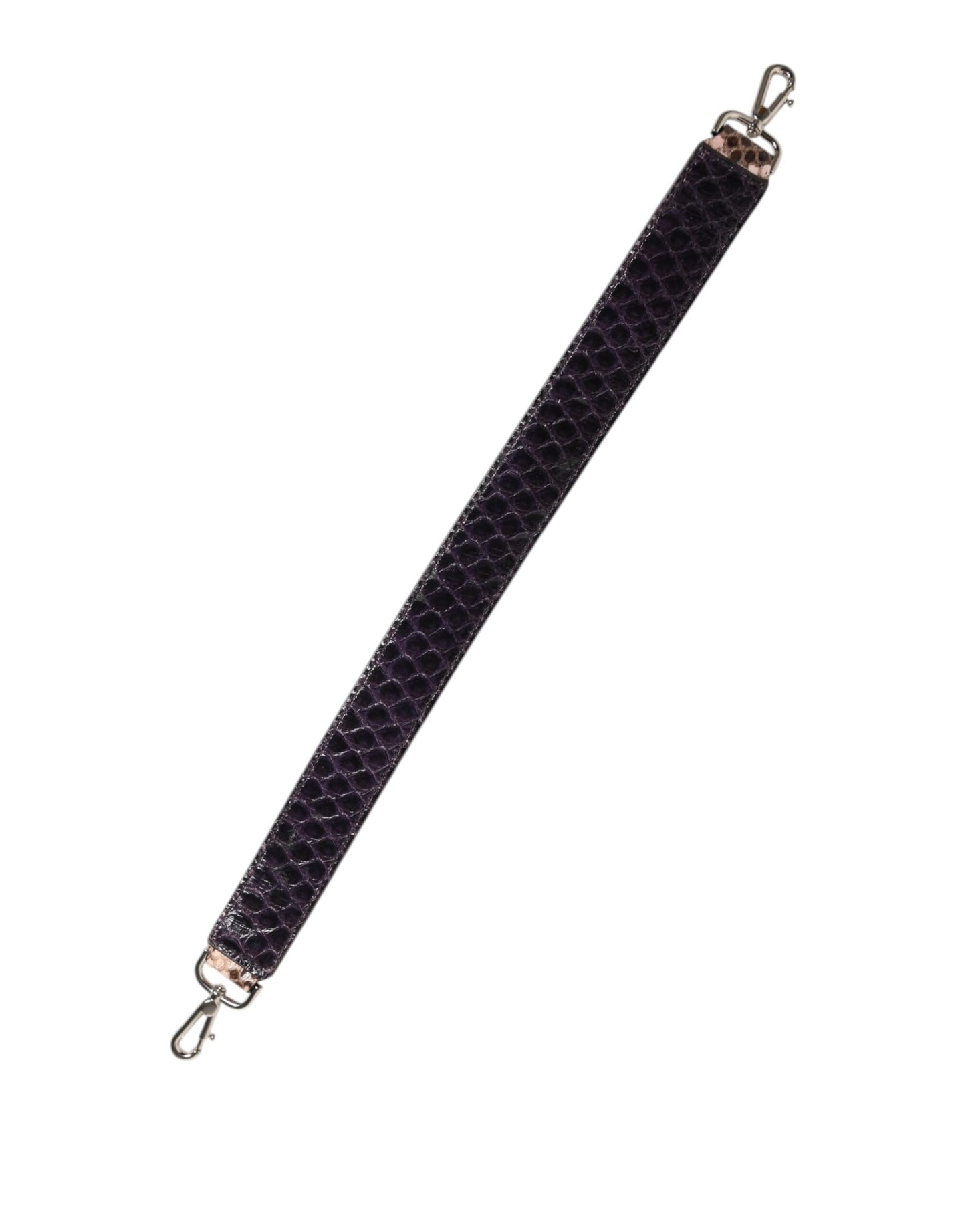 Brown Exotic Leather Handbag Accessory Shoulder Strap-Dolce & Gabbana-LabelTerrace.com
