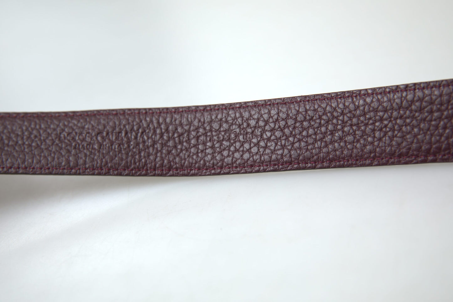 Brown Leather Metal Buckle Men Cintura Belt-Dolce & Gabbana-LabelTerrace.com