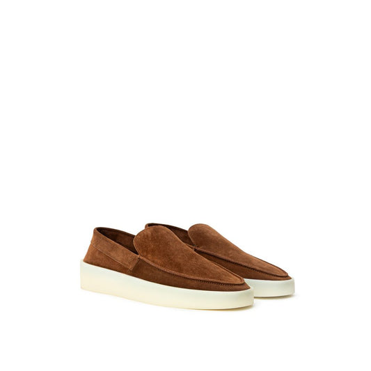 Brown Leather Slip-On Loafer-Fear Of God-LabelTerrace.com