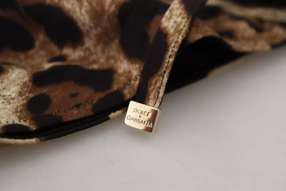 Brown Leopard Print Swimsuit Swimwear Bikini Bottom-Dolce & Gabbana-LabelTerrace.com