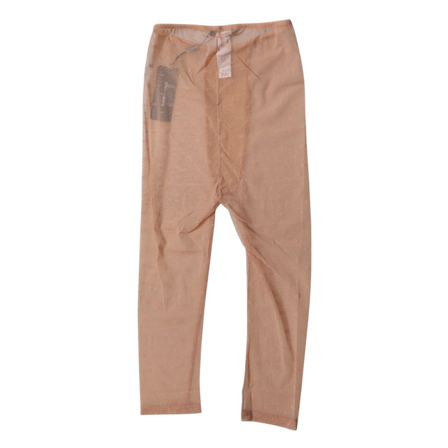 Brown Logo Lace Lingerie Cropped Tight Underwear-Dolce & Gabbana-LabelTerrace.com