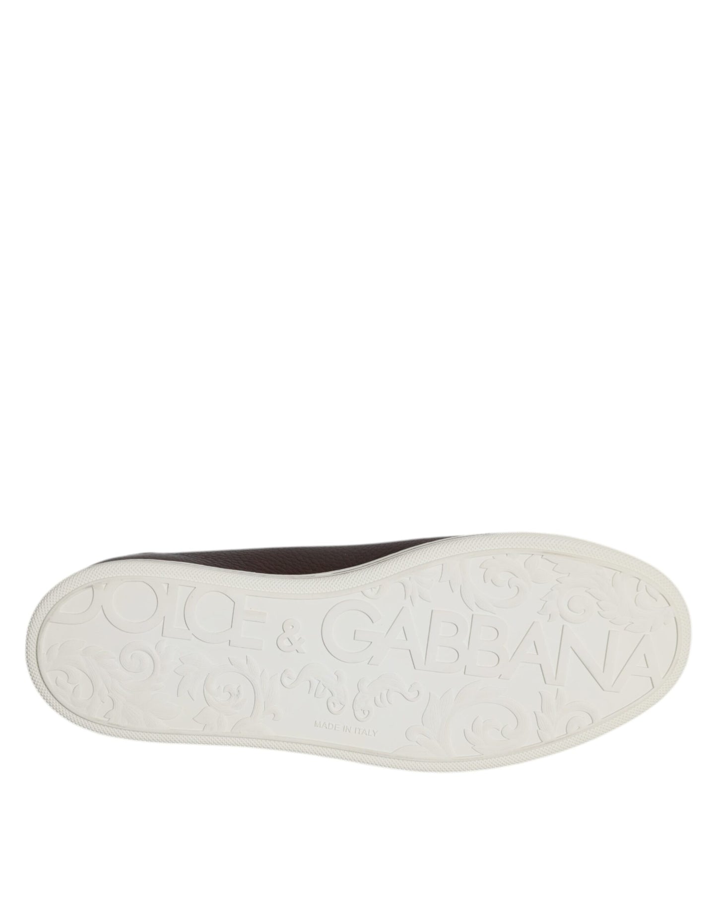Brown Low Top Men Saint Tropez Sneakers Shoes-Dolce & Gabbana-LabelTerrace.com