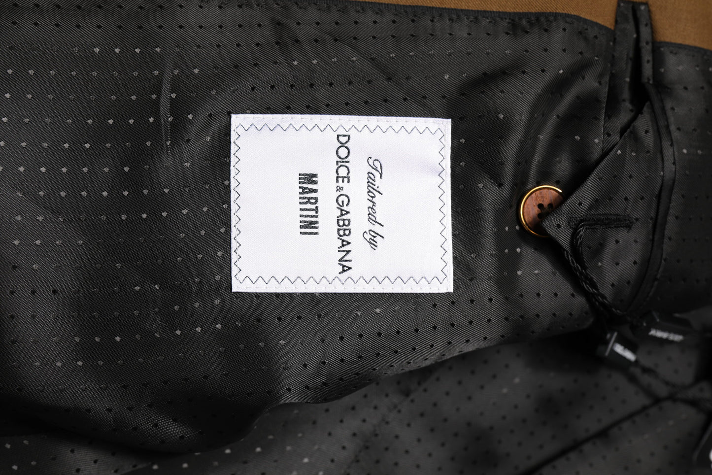 Brown MARTINI Single Breasted Coat Blazer-Dolce & Gabbana-LabelTerrace.com