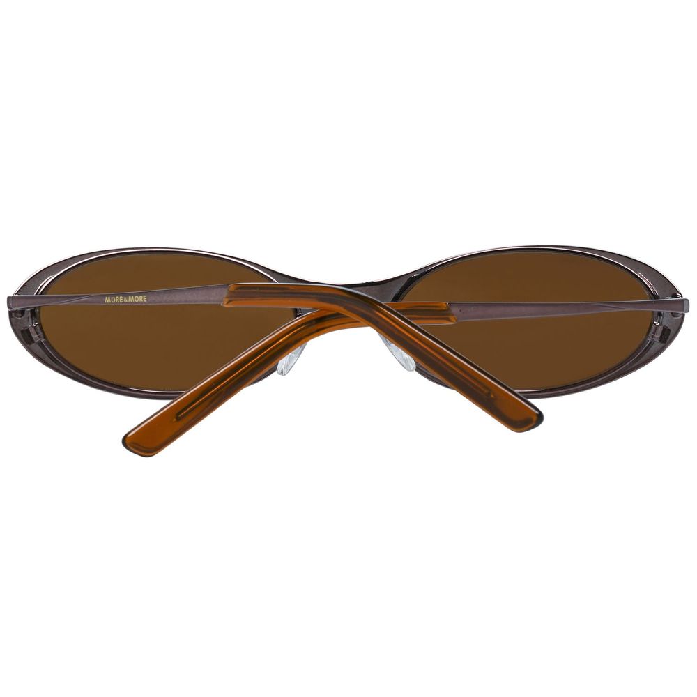 Brown Metal Sunglasses-More & More-LabelTerrace.com