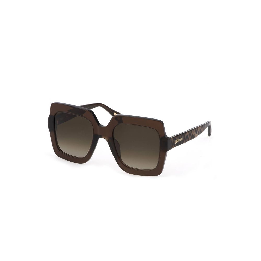 Brown Plastic Sunglass-Just Cavalli-LabelTerrace.com