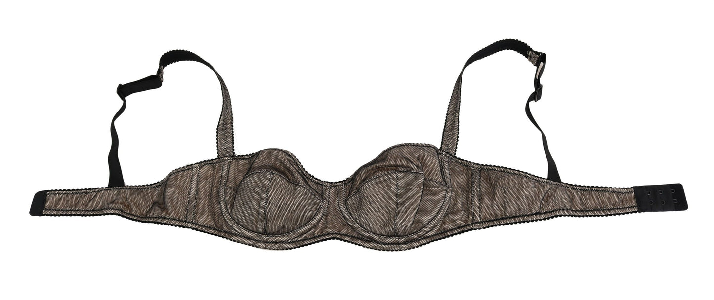 Brown Regg Balconcino Imbottito Bra Underwear-Dolce & Gabbana-LabelTerrace.com