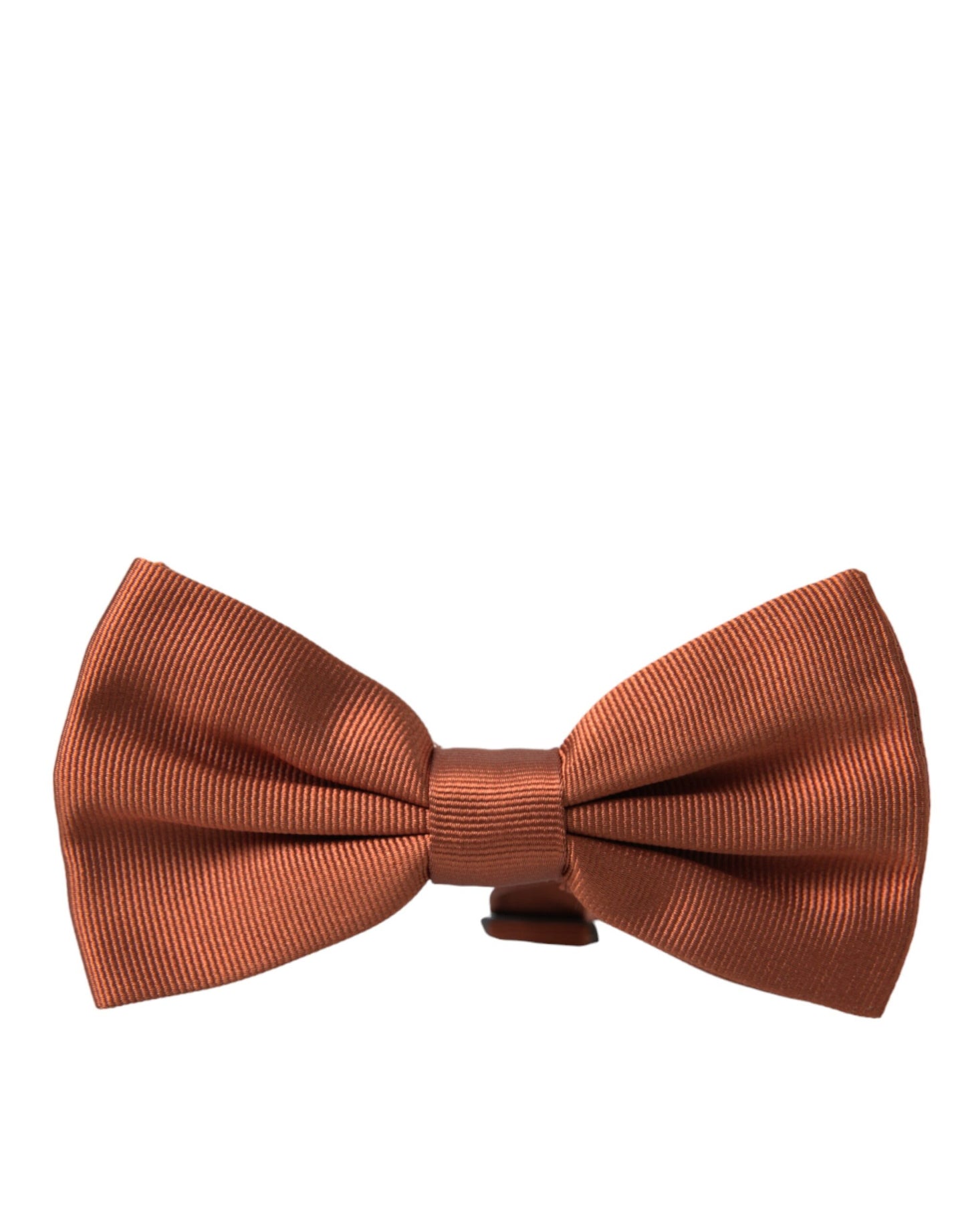 Brown Silk Adjustable Neck Men Bow Tie-Dolce & Gabbana-LabelTerrace.com