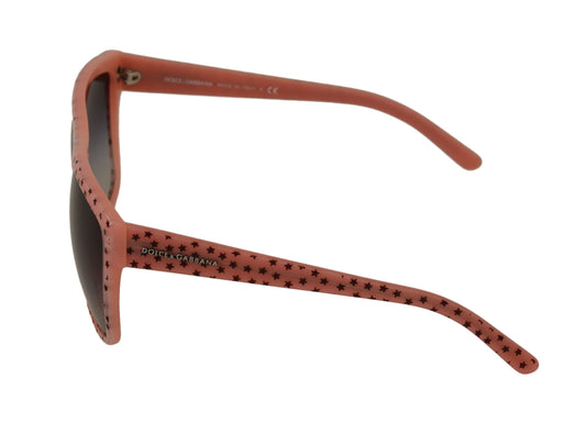 Brown Stars Acetate Frame Women Shades Sunglasses-Dolce & Gabbana-LabelTerrace.com