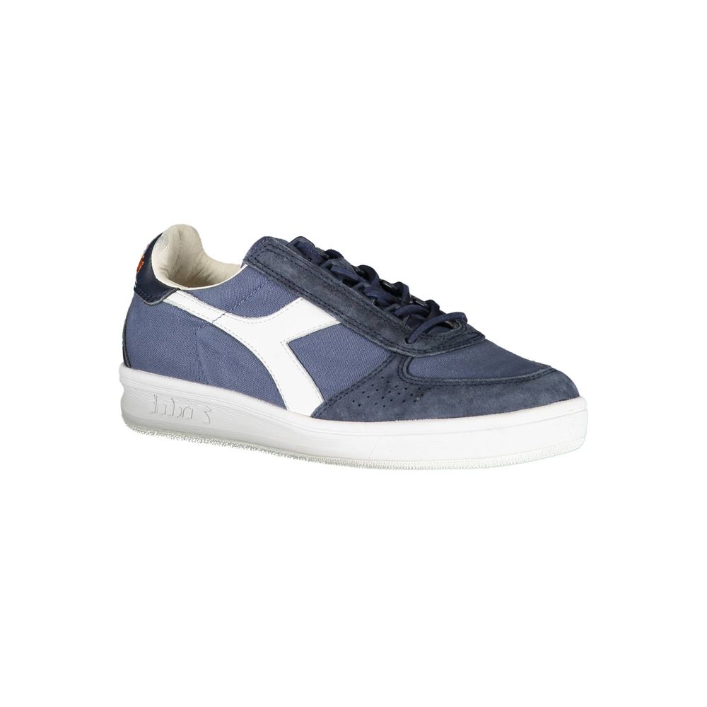 Chic Blue Contrast Lace-Up Sneakers-Diadora-LabelTerrace.com