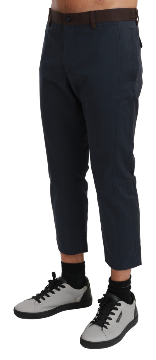 Chic Cropped Stripe Casual Pants-Dolce & Gabbana-LabelTerrace.com