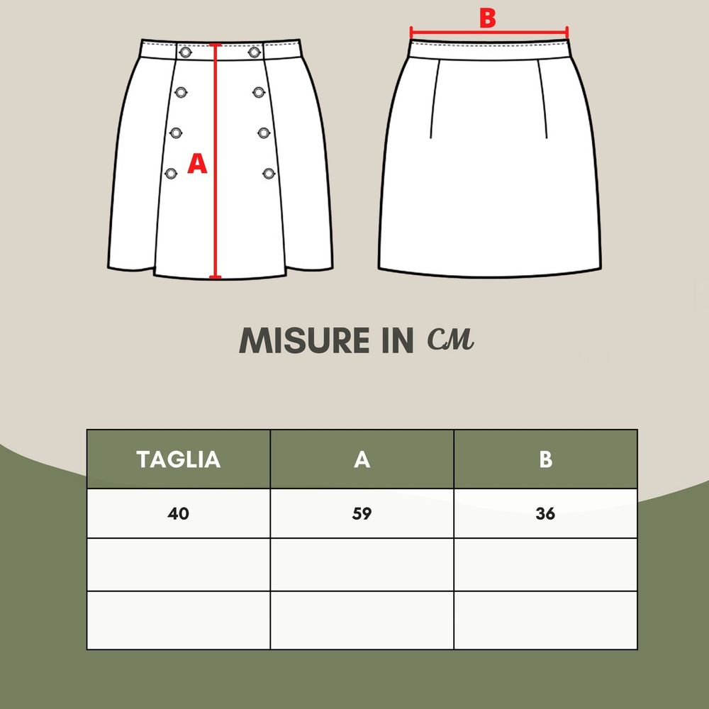 Chic Gray Wool Pencil Skirt-Lardini-LabelTerrace.com