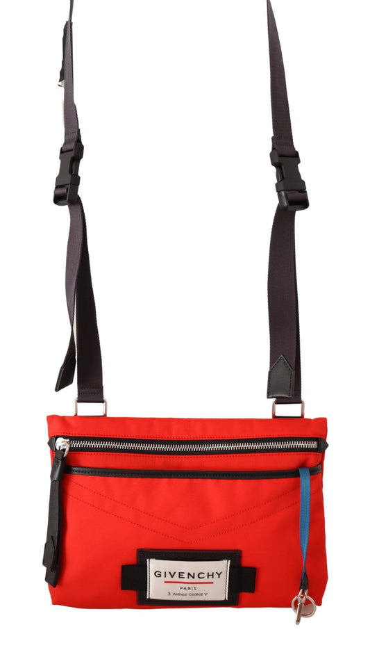 Chic Red and Black Downtown Crossbody Bag-Givenchy-LabelTerrace.com