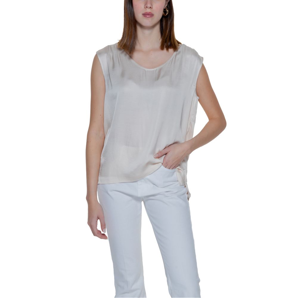 Cream Viscose Blouse-Street One-LabelTerrace.com