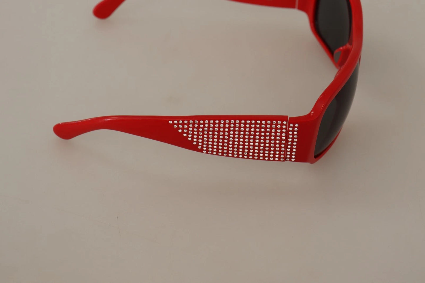 DG4027 Red Crystal Black Lens Shades Sunglasses-Dolce & Gabbana-LabelTerrace.com