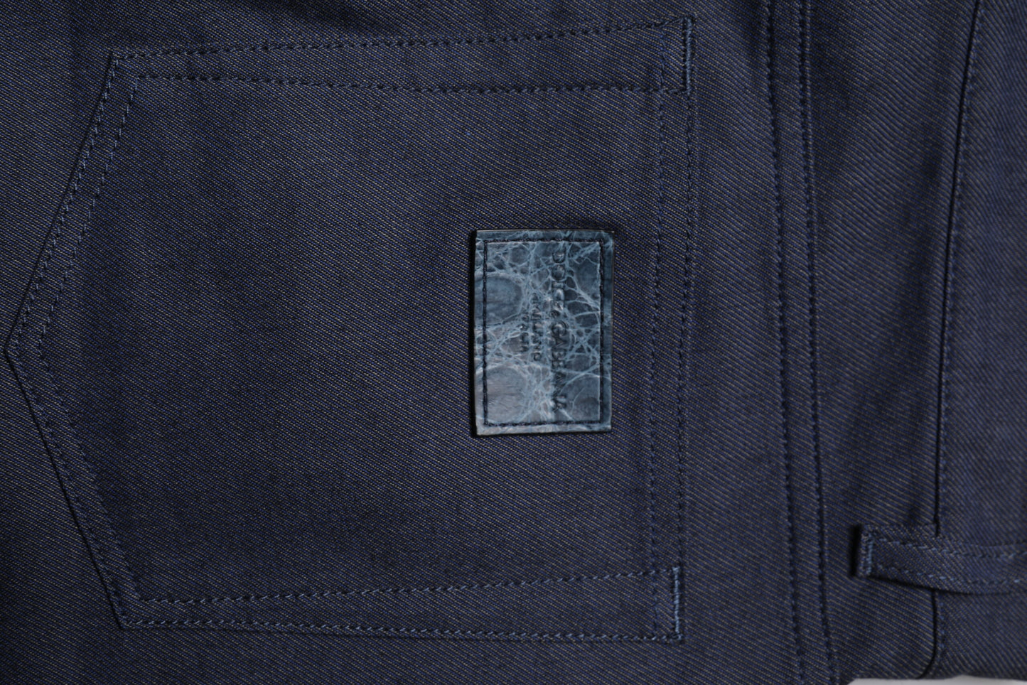 Dark Blue Cotton Stretch Skinny Denim Jeans