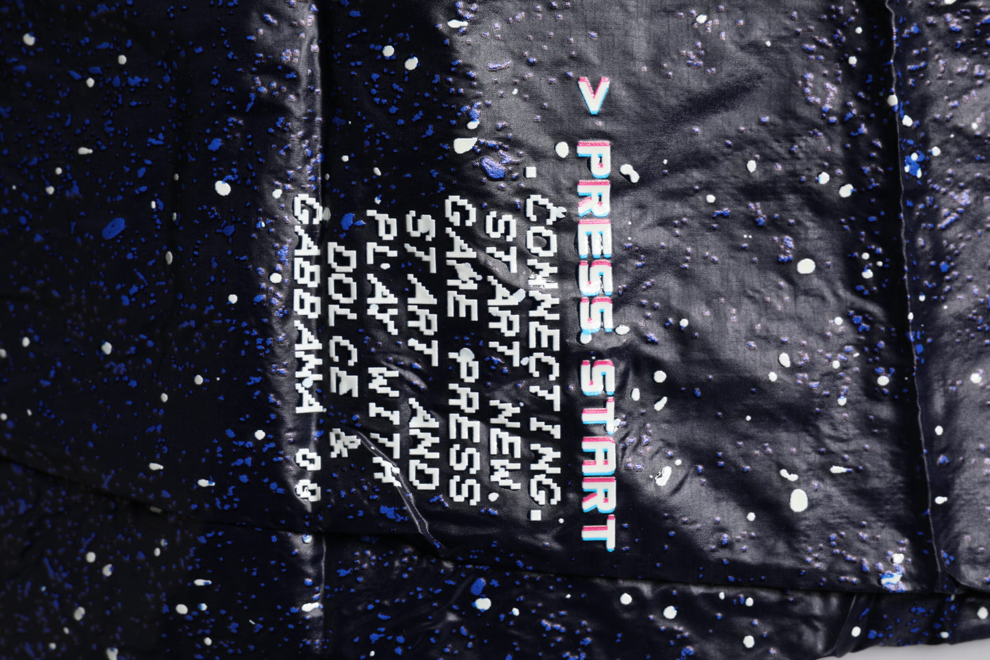 Dark Blue DG Game Print Cotton Jogger Pants-Dolce & Gabbana-LabelTerrace.com