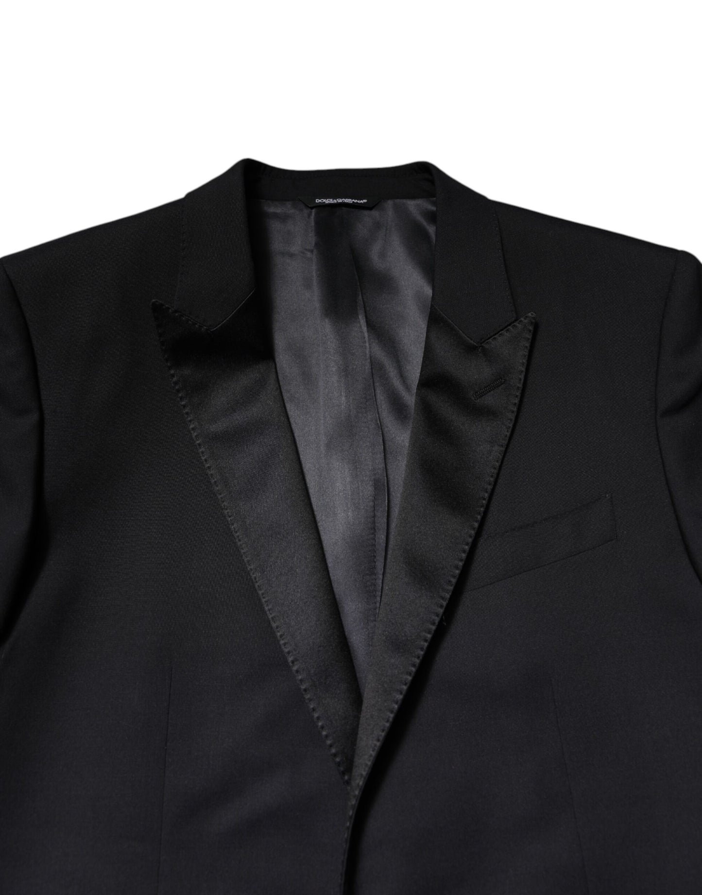 Dark Blue MARTINI Wool Suit 2 Piece Jacket-Dolce & Gabbana-LabelTerrace.com